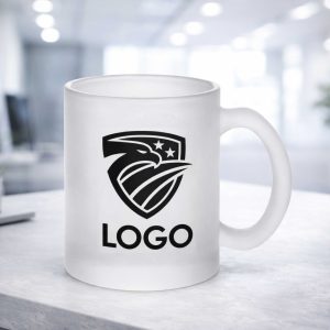 Frosted Glass Mug - Custom Printed
