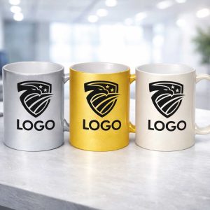 Ceramic Mug, Pearlescent Finish - Custom Printed
